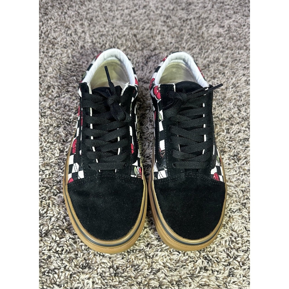 Vans Old Skool Checkerboard Cherries Men's 6 Women's Size 7.5 Shoes Sneakers - Picture 5 of 9